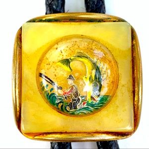 Vintage Fishing Bolo Tie
